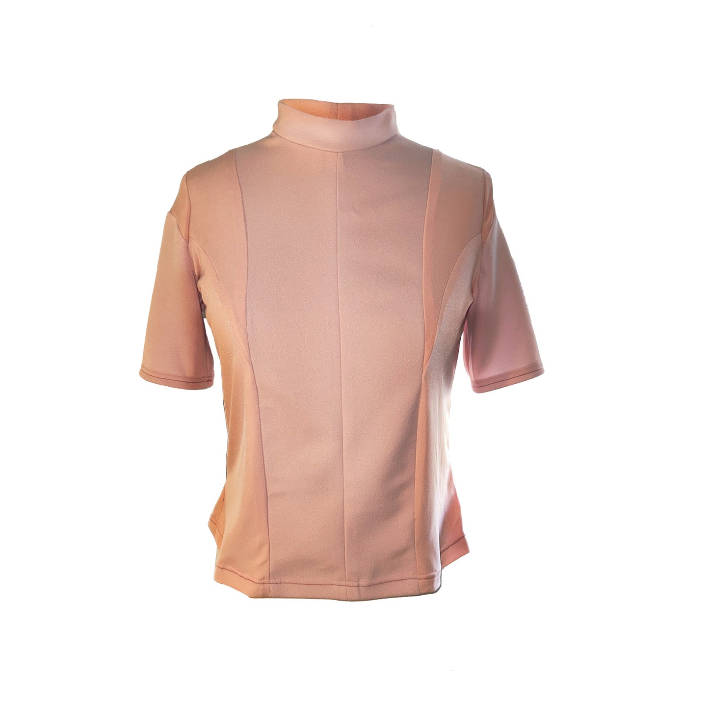 Short Sleeve Turtleneck Top